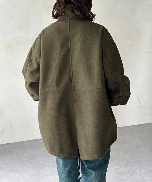 CPCM（シーピーシーエム）の「メルトンショートモッズ（その他アウター・メンズ・カーキ/ブラック/ブラウン・LARGE/MEDIUM）」の4枚目の写真