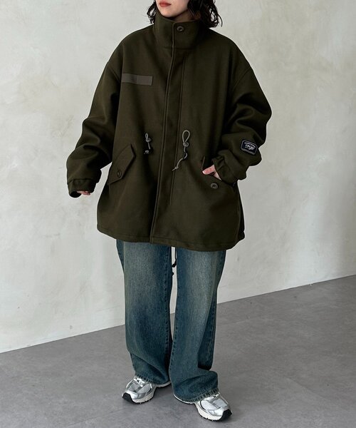 CPCM（シーピーシーエム）の「メルトンショートモッズ（その他アウター・メンズ・カーキ/ブラック/ブラウン・LARGE/MEDIUM）」の6枚目の写真