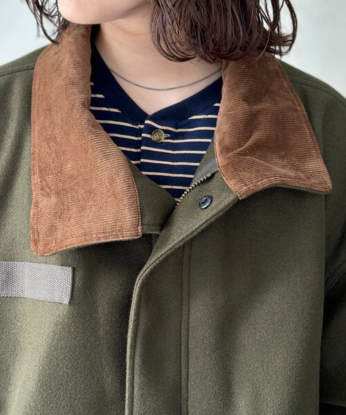 CPCM（シーピーシーエム）の「メルトンショートモッズ（その他アウター・メンズ・カーキ/ブラック/ブラウン・LARGE/MEDIUM）」の7枚目の写真