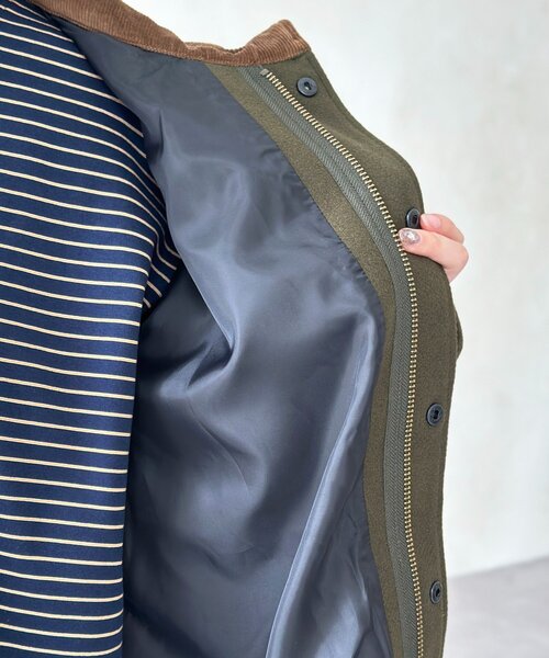 CPCM（シーピーシーエム）の「メルトンショートモッズ（その他アウター・メンズ・カーキ/ブラック/ブラウン・LARGE/MEDIUM）」の12枚目の写真