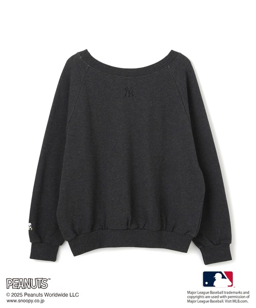 MLB(メジャーリーグベースボール)の「【PEANUTS×MLB COLLECTION by ROPE' PICNIC】オフショルスウェット(スウェット・レディース・チャコールグレー/ライトグレー/ブラウン・FREE)」の5枚目の写真