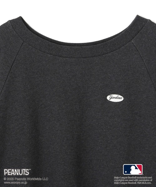 MLB(メジャーリーグベースボール)の「【PEANUTS×MLB COLLECTION by ROPE' PICNIC】オフショルスウェット(スウェット・レディース・チャコールグレー/ライトグレー/ブラウン・FREE)」の6枚目の写真