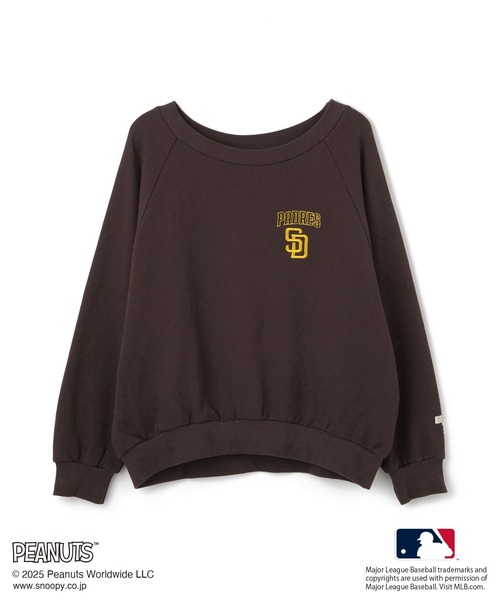 MLB(メジャーリーグベースボール)の「【PEANUTS×MLB COLLECTION by ROPE' PICNIC】オフショルスウェット(スウェット・レディース・チャコールグレー/ライトグレー/ブラウン・FREE)」の19枚目の写真