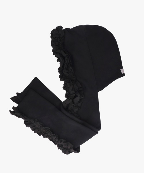 kaorinomori(カオリノモリ)の「kaorinomori チェルフード / カオリノモリ(ハット・レディース・ブラック/グレー・FREE)」の2枚目の写真