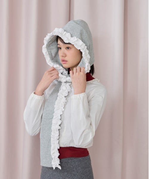 kaorinomori(カオリノモリ)の「kaorinomori チェルフード / カオリノモリ(ハット・レディース・ブラック/グレー・FREE)」の7枚目の写真