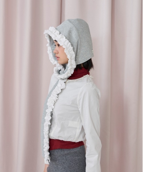 kaorinomori(カオリノモリ)の「kaorinomori チェルフード / カオリノモリ(ハット・レディース・ブラック/グレー・FREE)」の8枚目の写真