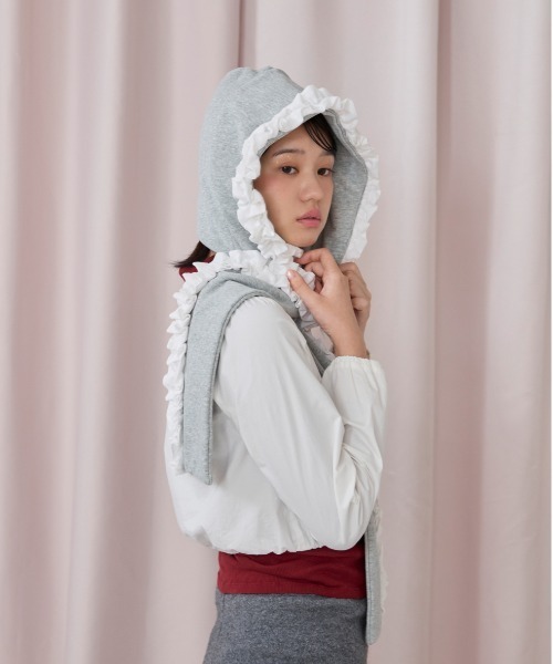 kaorinomori(カオリノモリ)の「kaorinomori チェルフード / カオリノモリ(ハット・レディース・ブラック/グレー・FREE)」の9枚目の写真