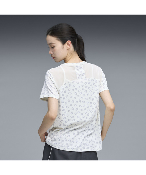 PUMA(プーマ)の「PUMA プーマ ウィメンズ トレーニング トレイン エッジ 半袖 Tシャツ(Tシャツ/カットソー・レディース・オフホワイト/ダークグレー/イエロー・SMALL/MEDIUM/LARGE/X-LARGE)」の9枚目の写真