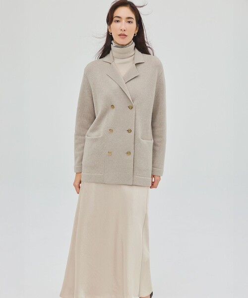 VERY11月号掲載/洗える】ヴィンテージダブルサテン ナロー スカート