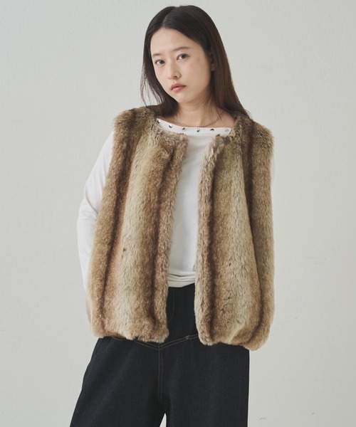 セール】ボリュームファーベスト（ベスト）｜WHO'S WHO gallery