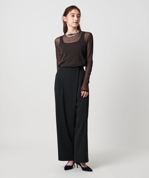 ドレープ ラップ パンツ ウォッシャブル（スラックス）｜UNITED