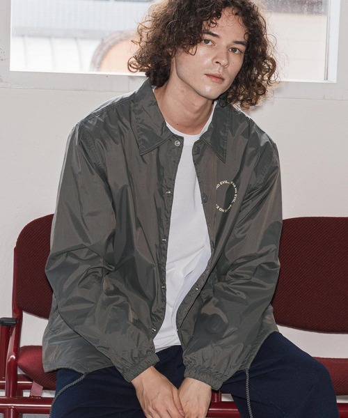 CAMBIO(カンビオ)の「mj11111- プリントコーチジャケット_Three wise monkeys(CASD-159)(その他アウター・メンズ・グレー系その他/グリーン系その他/ブラック・S/M/L/XL)」の16枚目の写真