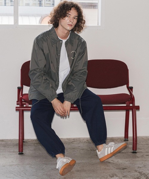 CAMBIO(カンビオ)の「mj11111- プリントコーチジャケット_Three wise monkeys(CASD-159)(その他アウター・メンズ・グレー系その他/グリーン系その他/ブラック・S/M/L/XL)」の4枚目の写真