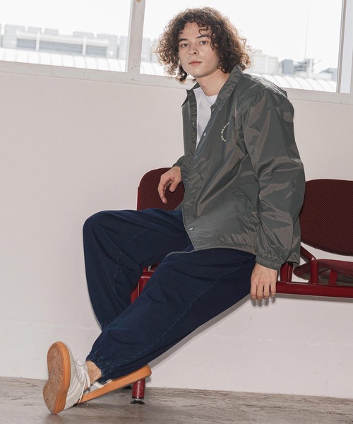 CAMBIO(カンビオ)の「mj11111- プリントコーチジャケット_Three wise monkeys(CASD-159)(その他アウター・メンズ・グレー系その他/グリーン系その他/ブラック・S/M/L/XL)」の6枚目の写真