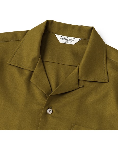 CALEE（キャリー）の「THUNDER CRAFT OPEN COLLAR SH ＜EXCLUSIVE＞（シャツ/ブラウス・メンズ・ホワイト/ブラック・MEDIUM/LARGE/X-LARGE）」の5枚目の写真