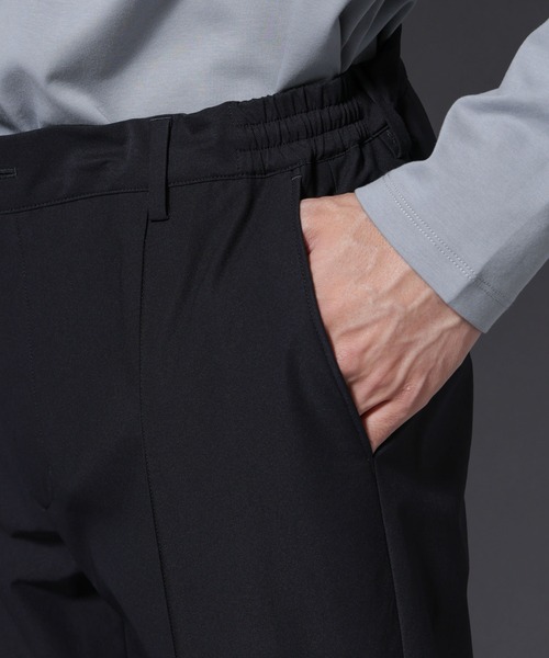 NANO universe（ナノユニバース）の「「N TROUSERS BASIC」TEXBRID(R) ツイルパンツ/ストレッチ・撥水(セットアップ可)（スラックス・メンズ・グリーン系その他4/ダークネイビー・L/M/S）」の20枚目の写真