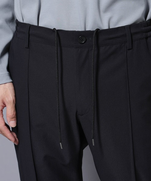 NANO universe（ナノユニバース）の「「N TROUSERS BASIC」TEXBRID(R) ツイルパンツ/ストレッチ・撥水(セットアップ可)（スラックス・メンズ・グリーン系その他4/ダークネイビー・L/M/S）」の21枚目の写真