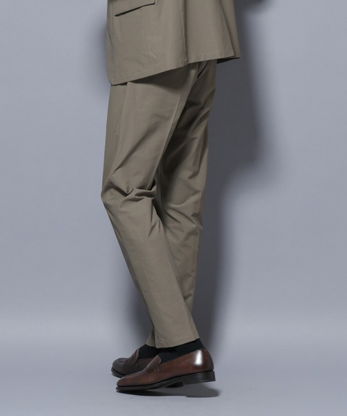 NANO universe（ナノユニバース）の「「N TROUSERS BASIC」TEXBRID(R) ツイルパンツ/ストレッチ・撥水(セットアップ可)（スラックス・メンズ・グリーン系その他4/ダークネイビー・L/M/S）」の6枚目の写真
