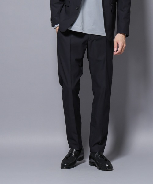 NANO universe（ナノユニバース）の「「N TROUSERS BASIC」TEXBRID(R) ツイルパンツ/ストレッチ・撥水(セットアップ可)（スラックス・メンズ・グリーン系その他4/ダークネイビー・L/M/S）」の10枚目の写真