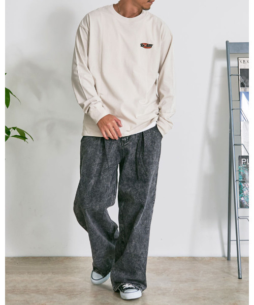 Tom&Jerry(トムアンドジェリー)の「『TOM&JERRY/トムアンドジェリー』トムとジェリー ロンTEE(Tシャツ/カットソー・レディース・スミクロ/アイボリー・L/LL/M)」の21枚目の写真