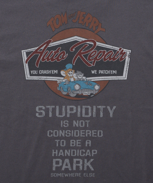 Tom&Jerry(トムアンドジェリー)の「『TOM&JERRY/トムアンドジェリー』トムとジェリー ロンTEE(Tシャツ/カットソー・レディース・スミクロ/アイボリー・L/LL/M)」の10枚目の写真