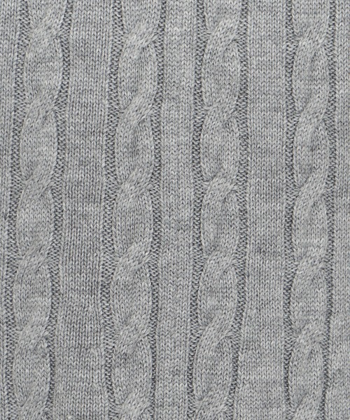 セール】オリジナルカレッジロゴシャツ付ケーブルニットミニフレア