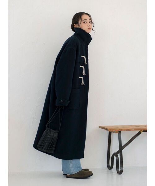 Ungrid（アングリッド）の「スタンドカラーダッフルコート（ダッフルコート・レディース・ネイビー/レッド・SMALL/MEDIUM）」の15枚目の写真