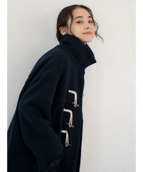 GRENFELL×23区 R (アール) コラボ ダッフルコート 40 ブラック GRENFELL×23区 R (アール) コラボ ダッフルコート 40 ブラック