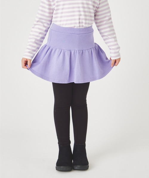 ever closet（エバークローゼット）の「裏起毛スカッツ（スカート・キッズ・ネイビー/ピンク/チェリーレッド/バイオレット/ブルー系その他4・120cm/110cm/100cm/90cm/160cm/150cm/140cm/130cm）」の4枚目の写真