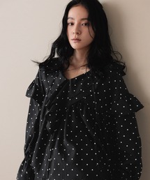 LOWRYS FARM | フリルチュニックブラウス　593184(シャツ/ブラウス)