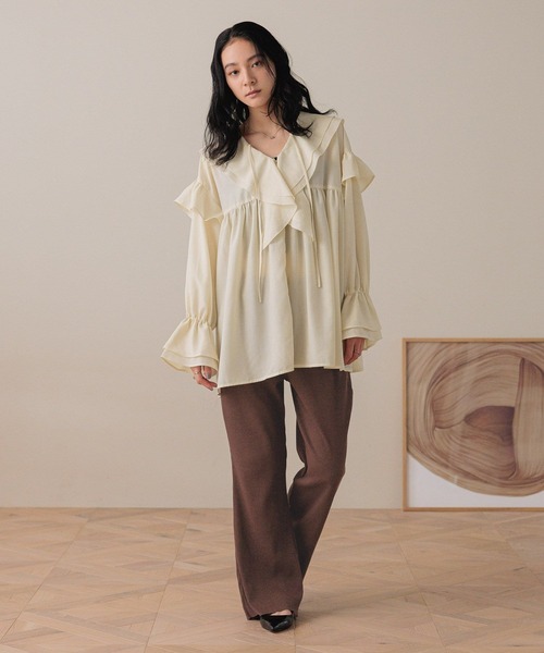 セール】フリルチュニックブラウス 593184（シャツ/ブラウス）｜LOWRYS