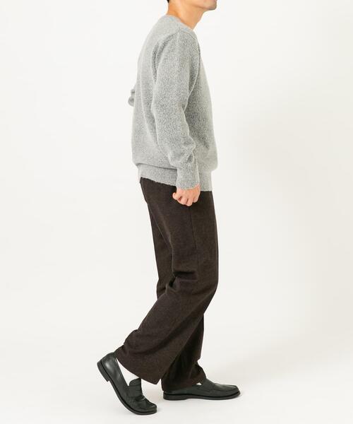 URBAN RESEARCH ROSSO MEN（アーバンリサーチロッソメン）の「ブークレストレッチクルーニット（ニット/セーター・メンズ・オレンジ/イエロー/カーキ/ブラック/グレー系その他/グレー/ブルー・SMALL/MEDIUM/LARGE/X-LARGE）」の16枚目の写真