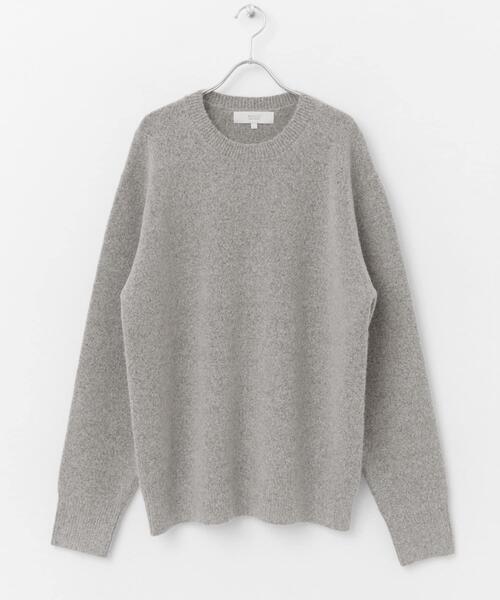 URBAN RESEARCH ROSSO MEN（アーバンリサーチロッソメン）の「ブークレストレッチクルーニット（ニット/セーター・メンズ・オレンジ/イエロー/カーキ/ブラック/グレー系その他/グレー/ブルー・SMALL/MEDIUM/LARGE/X-LARGE）」の20枚目の写真