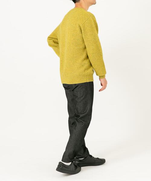 URBAN RESEARCH ROSSO MEN(アーバンリサーチロッソメン)の「ブークレストレッチクルーニット(ニット/セーター・メンズ・グレー系その他/グレー/カーキ/ブラック/オレンジ/イエロー/ブルー・SMALL/MEDIUM/LARGE/X-LARGE)」の20枚目の写真