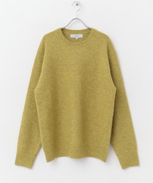 URBAN RESEARCH ROSSO MEN(アーバンリサーチロッソメン)の「ブークレストレッチクルーニット(ニット/セーター・メンズ・グレー系その他/グレー/カーキ/ブラック/オレンジ/イエロー/ブルー・SMALL/MEDIUM/LARGE/X-LARGE)」の22枚目の写真