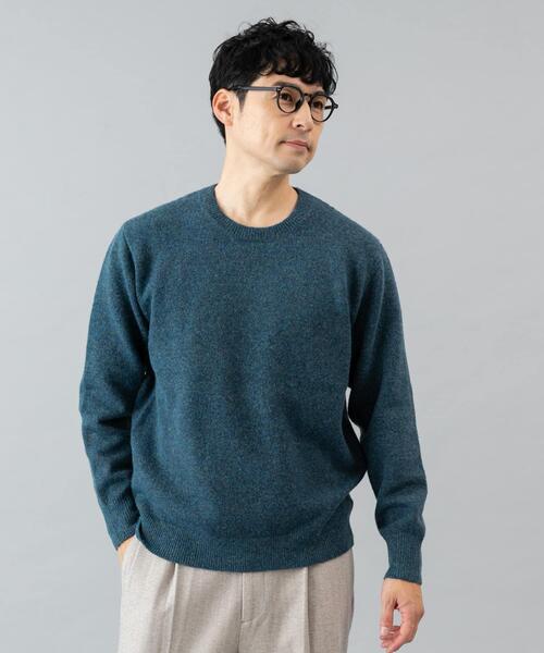 URBAN RESEARCH ROSSO MEN(アーバンリサーチロッソメン)の「ブークレストレッチクルーニット(ニット/セーター・メンズ・グレー系その他/グレー/カーキ/ブラック/オレンジ/イエロー/ブルー・SMALL/MEDIUM/LARGE/X-LARGE)」の14枚目の写真