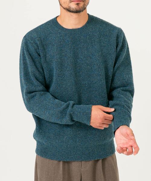 URBAN RESEARCH ROSSO MEN(アーバンリサーチロッソメン)の「ブークレストレッチクルーニット(ニット/セーター・メンズ・グレー系その他/グレー/カーキ/ブラック/オレンジ/イエロー/ブルー・SMALL/MEDIUM/LARGE/X-LARGE)」の18枚目の写真