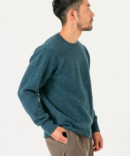 URBAN RESEARCH ROSSO MEN(アーバンリサーチロッソメン)の「ブークレストレッチクルーニット(ニット/セーター・メンズ・グレー系その他/グレー/カーキ/ブラック/オレンジ/イエロー/ブルー・SMALL/MEDIUM/LARGE/X-LARGE)」の19枚目の写真