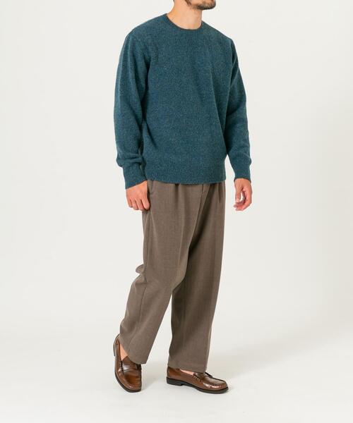 URBAN RESEARCH ROSSO MEN(アーバンリサーチロッソメン)の「ブークレストレッチクルーニット(ニット/セーター・メンズ・グレー系その他/グレー/カーキ/ブラック/オレンジ/イエロー/ブルー・SMALL/MEDIUM/LARGE/X-LARGE)」の8枚目の写真