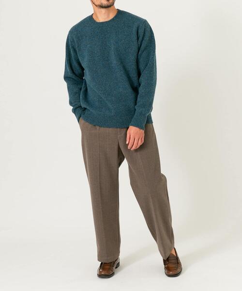 URBAN RESEARCH ROSSO MEN(アーバンリサーチロッソメン)の「ブークレストレッチクルーニット(ニット/セーター・メンズ・グレー系その他/グレー/カーキ/ブラック/オレンジ/イエロー/ブルー・SMALL/MEDIUM/LARGE/X-LARGE)」の9枚目の写真