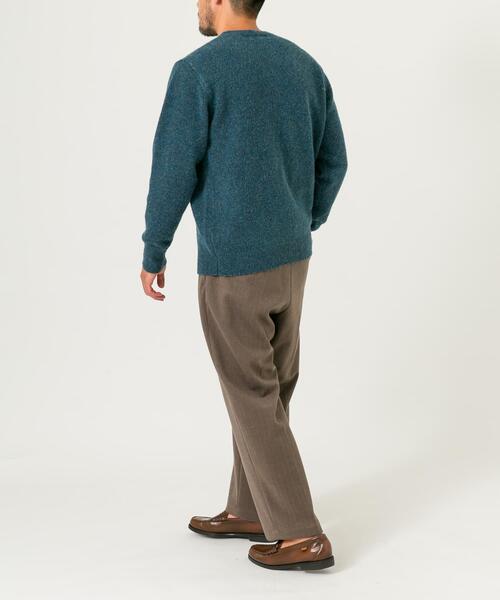 URBAN RESEARCH ROSSO MEN(アーバンリサーチロッソメン)の「ブークレストレッチクルーニット(ニット/セーター・メンズ・グレー系その他/グレー/カーキ/ブラック/オレンジ/イエロー/ブルー・SMALL/MEDIUM/LARGE/X-LARGE)」の10枚目の写真