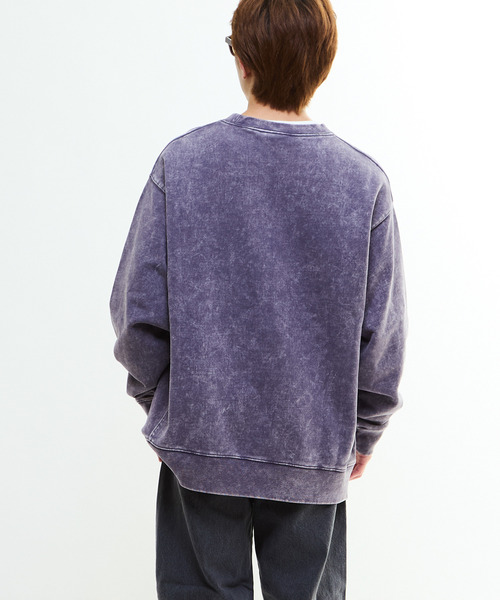 CONVERSE TOKYO（コンバーストウキョウ）の「FLOWER TIGER LOGO SWEAT（スウェット・レディース・パープル/ブラック/ブルー・SMALL/MEDIUM）」の13枚目の写真