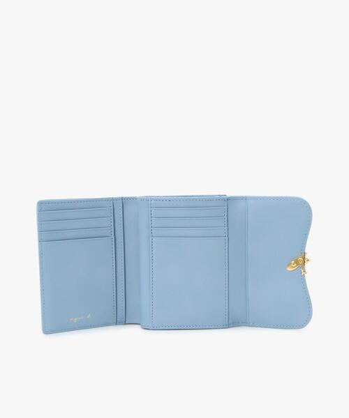 セール】レザー 三つ折り ウォレット”Ingrid” ZAW03－01（財布