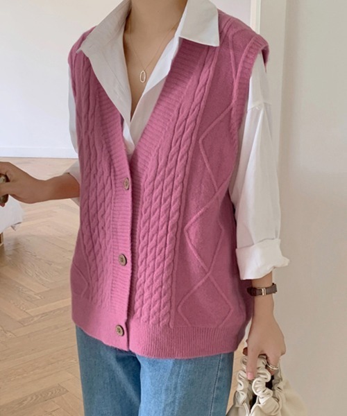 レディースのベスト（ピンク系）一覧（5ページ目） - WEAR