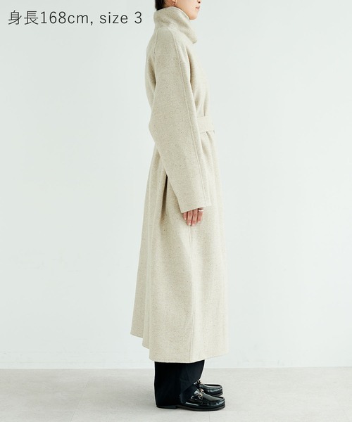 ジーロンウールシルクネップリバーコート（その他アウター）｜N.O.R.C