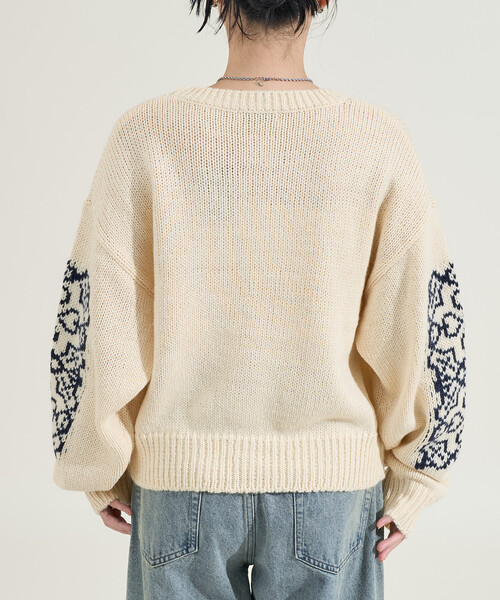 4回使用・FLR FNT-5 ニット素材 サイズ42 27cm 幅広ワイド ストレッチダンボールニット フードパーカー （長袖）（47