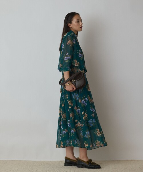 Diagram（ダイアグラム）の「プリントセットアップワンピース（ワンピース・レディース・グリーン/ブラウン・36/38）」の11枚目の写真