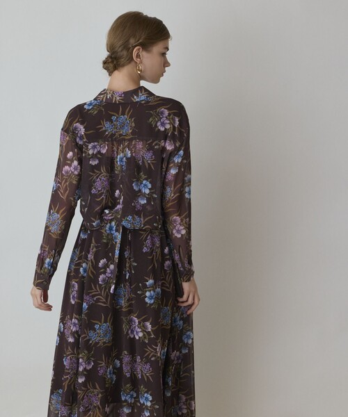 Diagram（ダイアグラム）の「プリントセットアップワンピース（ワンピース・レディース・グリーン/ブラウン・36/38）」の5枚目の写真