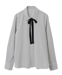 バイカラー」に該当するシャツ/ブラウス（リボン）ファッション通販