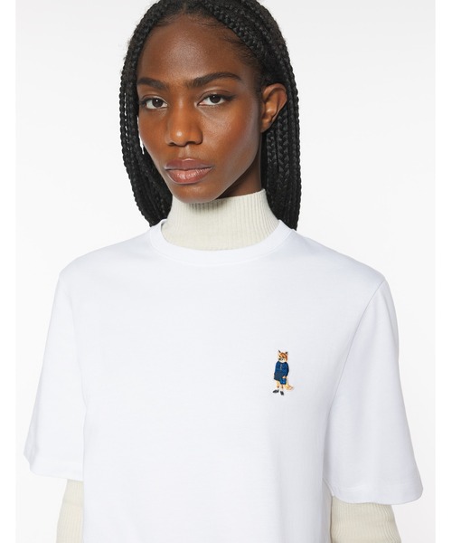 Maison Kitsune(メゾンキツネ)の「DRESSED FOX COMFORT TEE-SHIRT(Tシャツ/カットソー・レディース・ピンク/ホワイト/ブラック・XS/S/M/L/XL)」の2枚目の写真